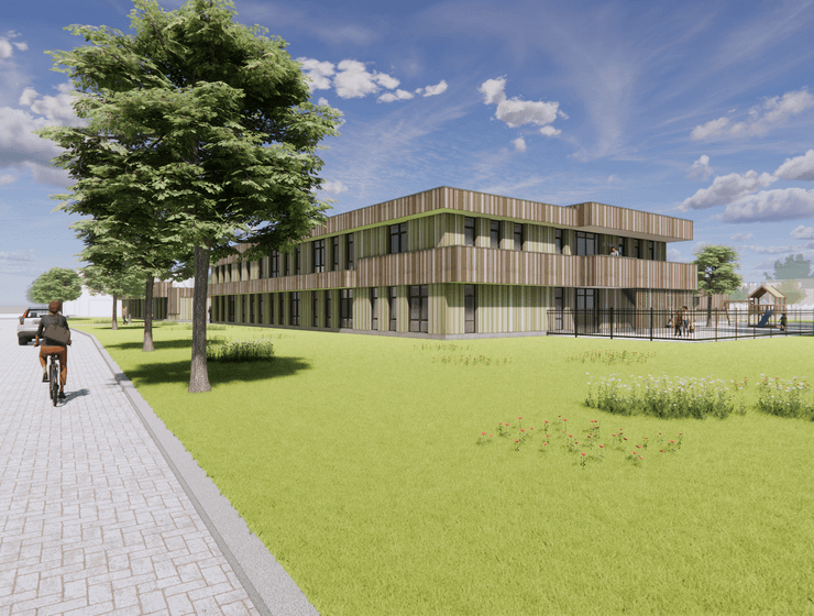 Uitbreiding Schoolgebouw De Fakkel in Roosendaal